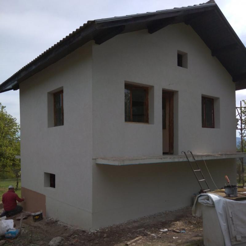 завършен вид саниране на къща с. Мазарачево 2020