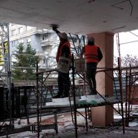 Шпакловане на саниран таван комплекс Осогово гр. Кюстендил 2020
